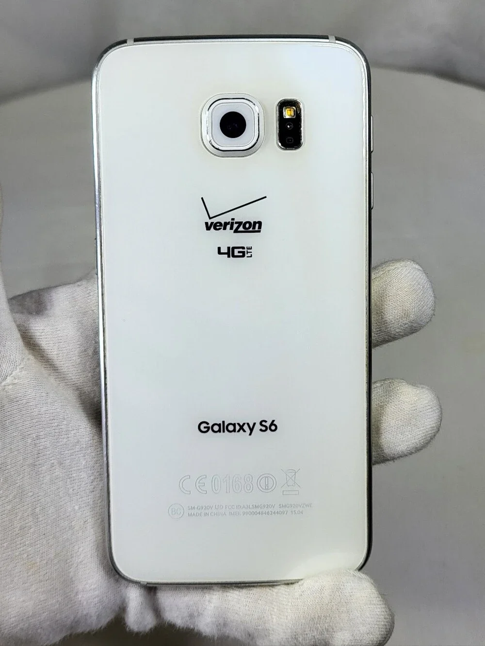 Samsung Galaxy S6 SM-G920V 4G LTE 64GB Verizon Unlocked Smartphone - White Pearl